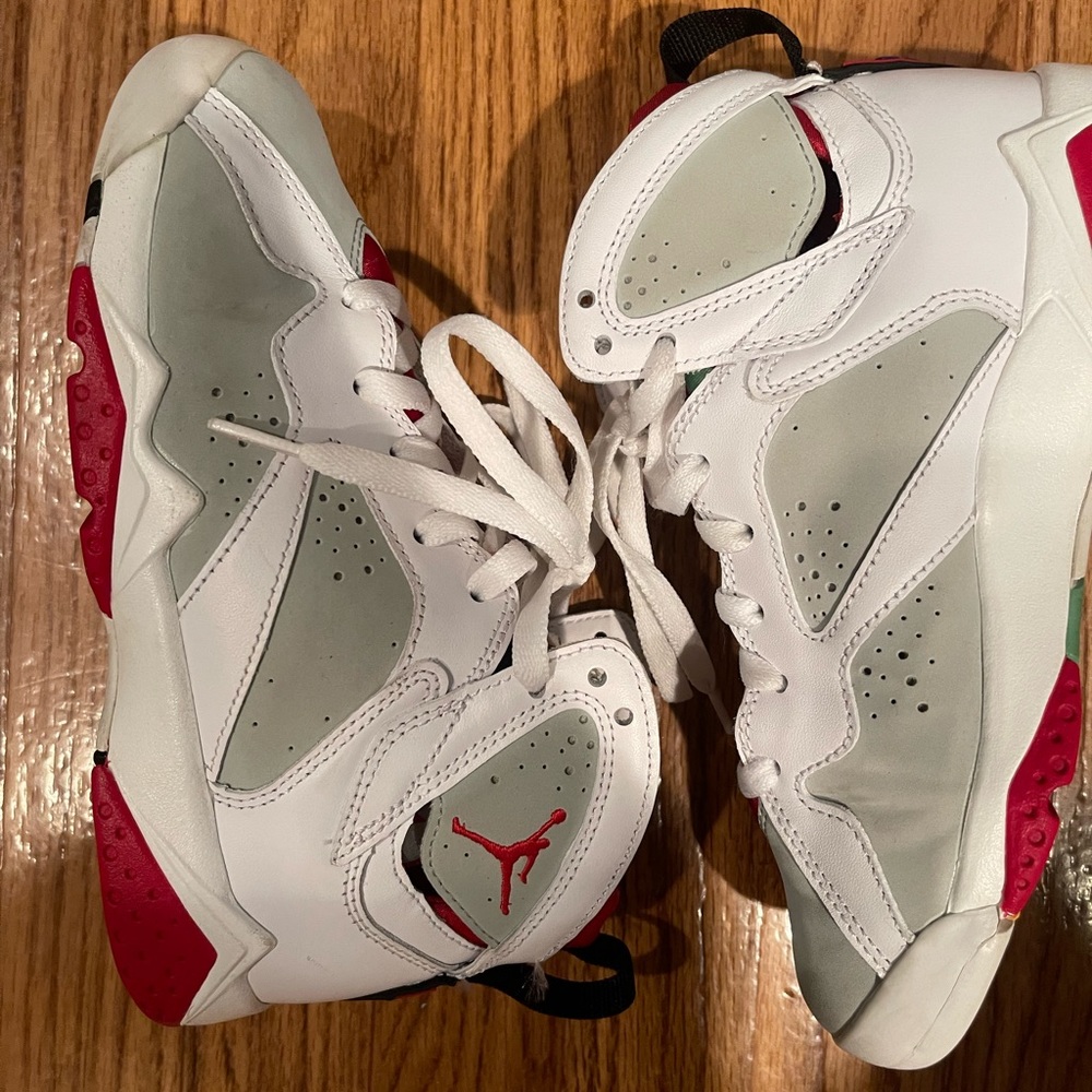 Nike Air Jordan 7 Retro  BG GS HARE 304774-125 BORDEAUX OLYMPIC 2015 Sz .4.5y 6W